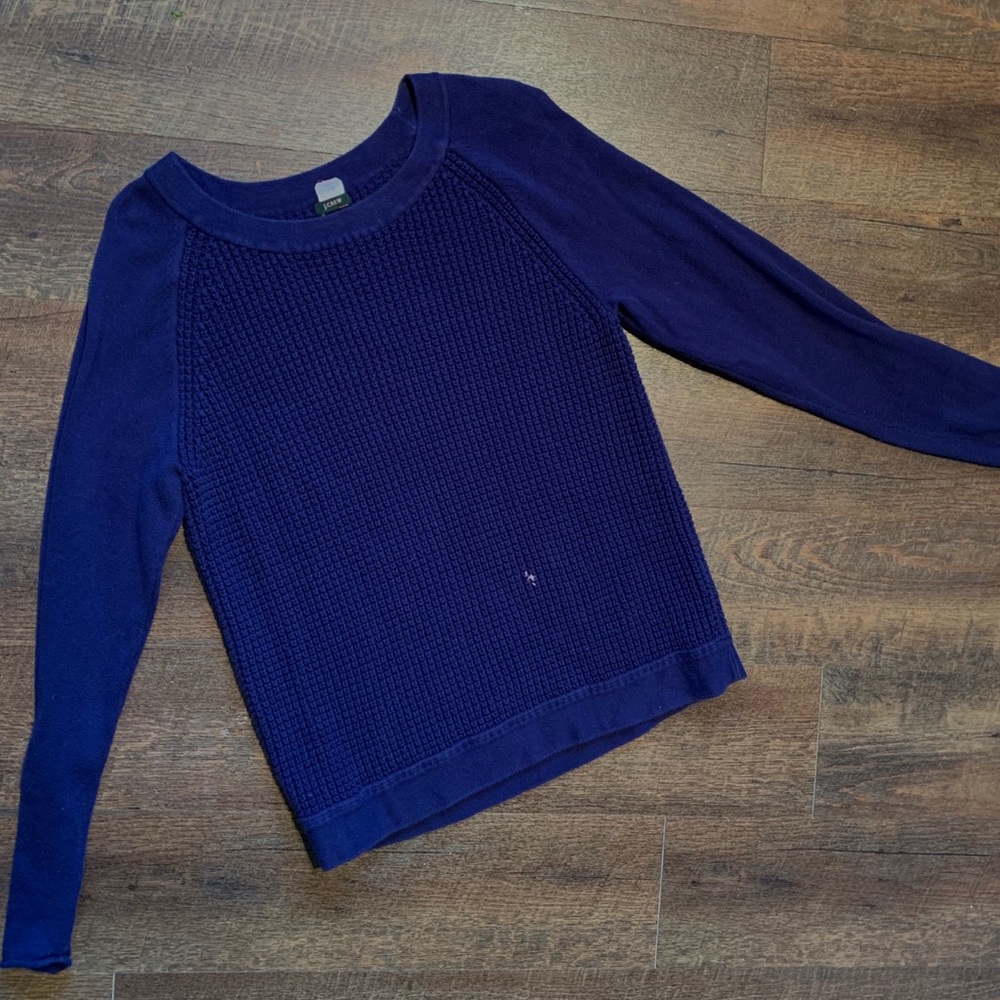 J.Crew Waffle Sweater.